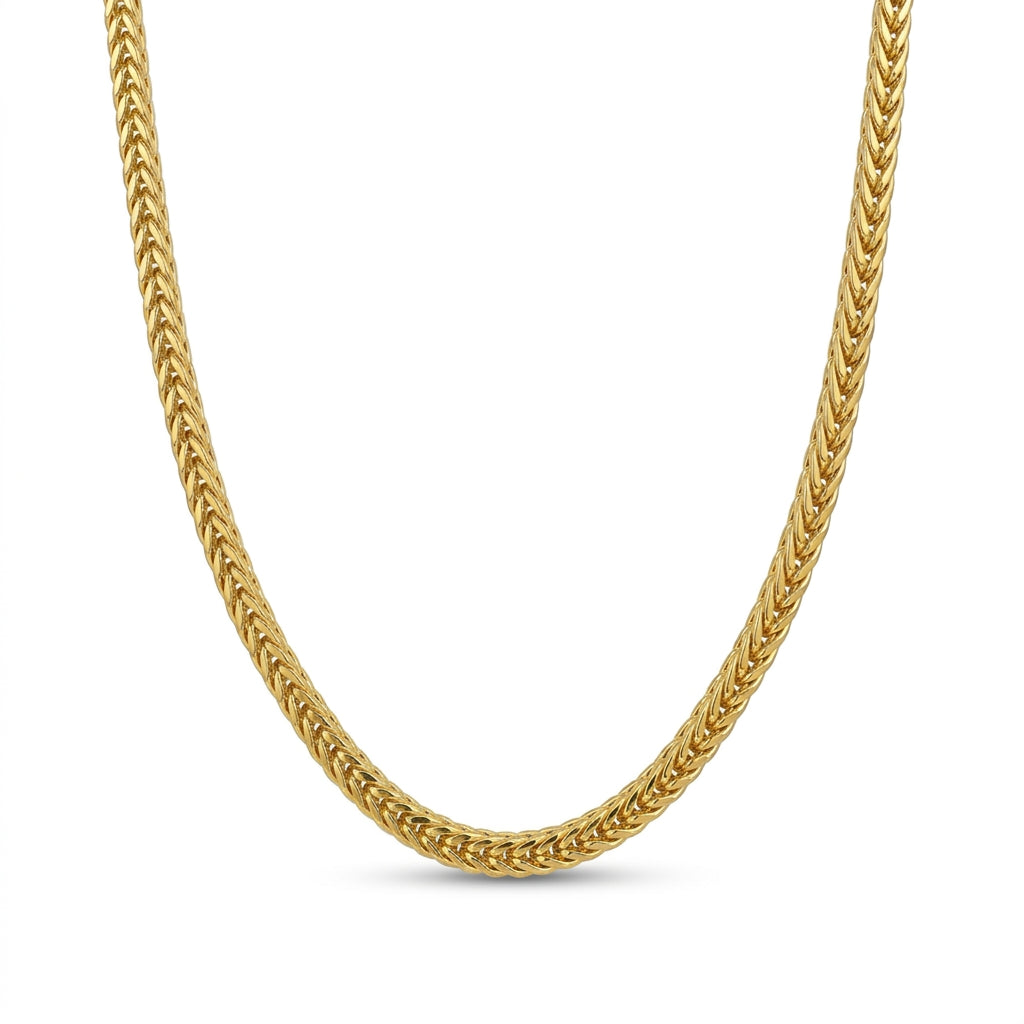 สร้อยคอสแตนเลสแท้ ลายแฟรงโก้พรีเมียม (Franco Chain Necklace)