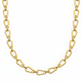 สร้อยคอสแตนเลสแท้ ลายจีโอเมตทริกเชน (Geometric Link Chain Necklace)