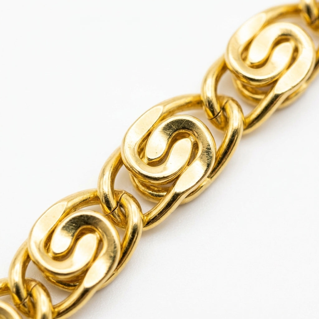 สร้อยคอสแตนเลสแท้ ลายสเนลทวิสต์พรีเมียม (Premium Snail Twist Chain Necklace)