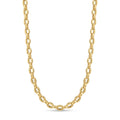 สร้อยคอสแตนเลสแท้ ลายมารีน่าแบนโมเดิร์น (Premium Flat Marina Chain Necklace)