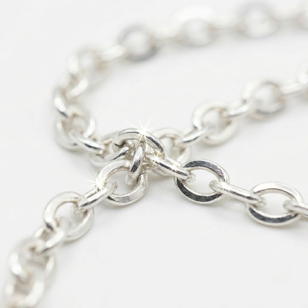 สร้อยคอสแตนเลสแท้ ลายเคเบิ้ลเชนมินิมอล (Minimalist Cable Chain Necklace)