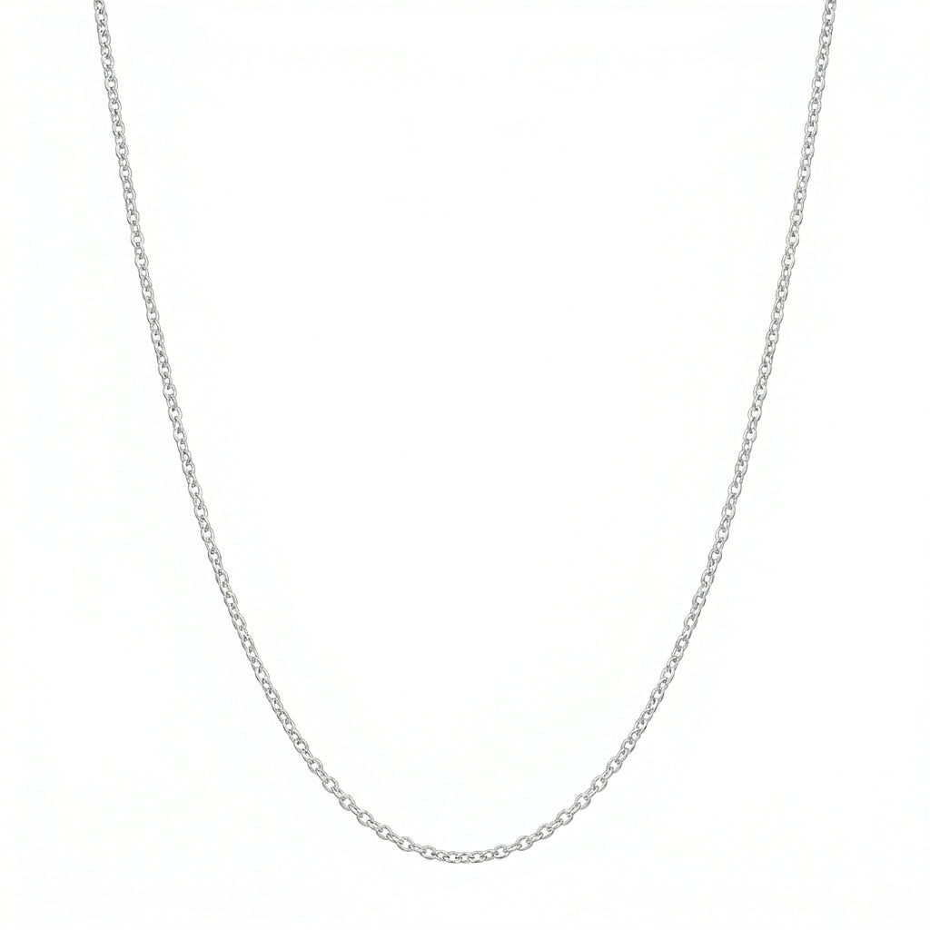 สร้อยคอสแตนเลสแท้ ลายเคเบิ้ลเชนมินิมอล (Minimalist Cable Chain Necklace)